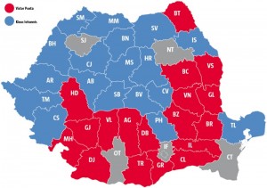 HARTA votului. Klaus Iohannis a câştigat cu peste 70% în unele judeţe