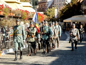 Cele două războaie mondiale revin la viață în centrul Sibiului