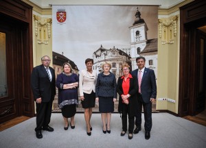 Delegație din landul Hessen, Germania, în vizită la Primăria Sibiu
