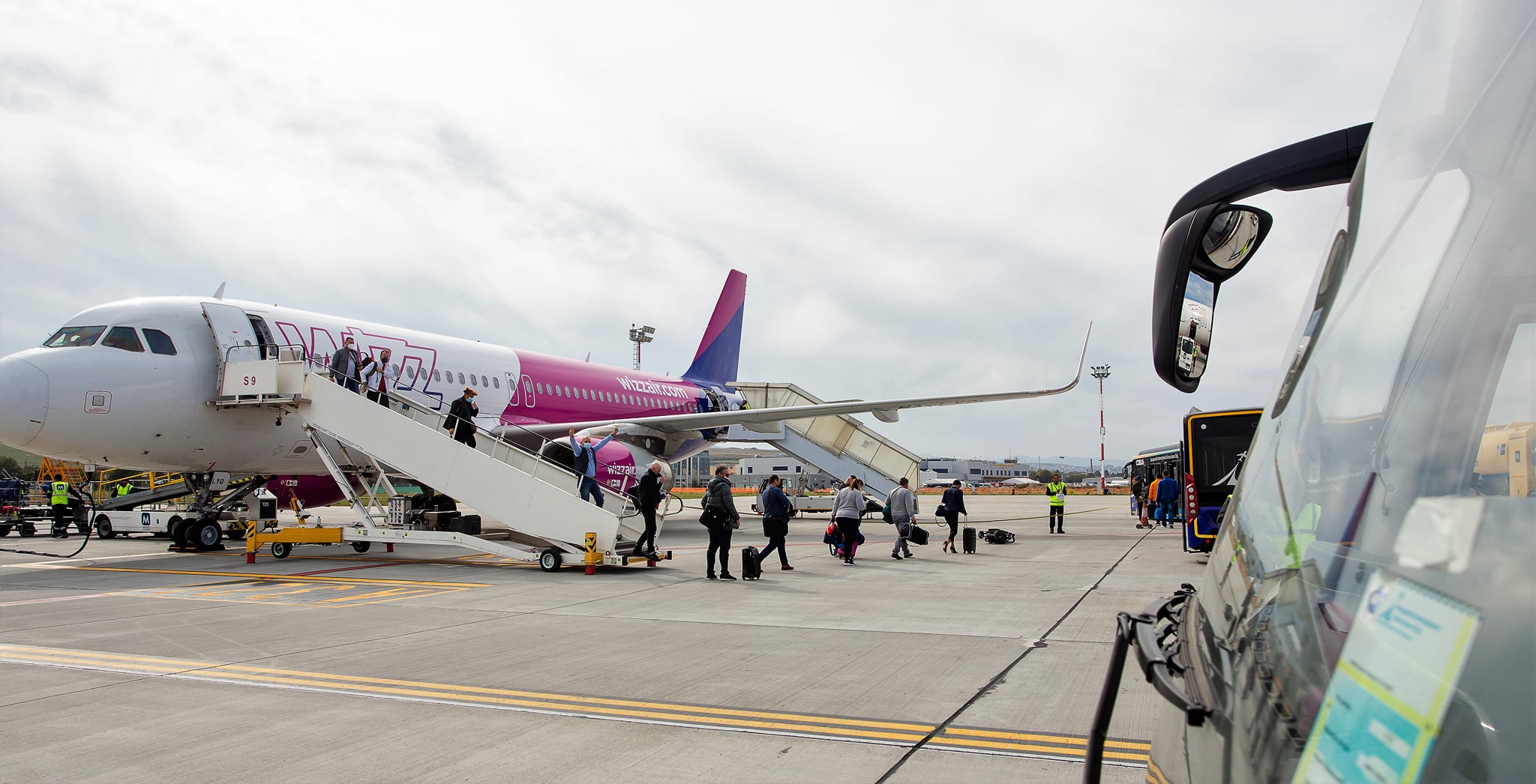 Trafic intens pe Aeroportul Cluj. Creștere cu 225% a numărului de pasageri!