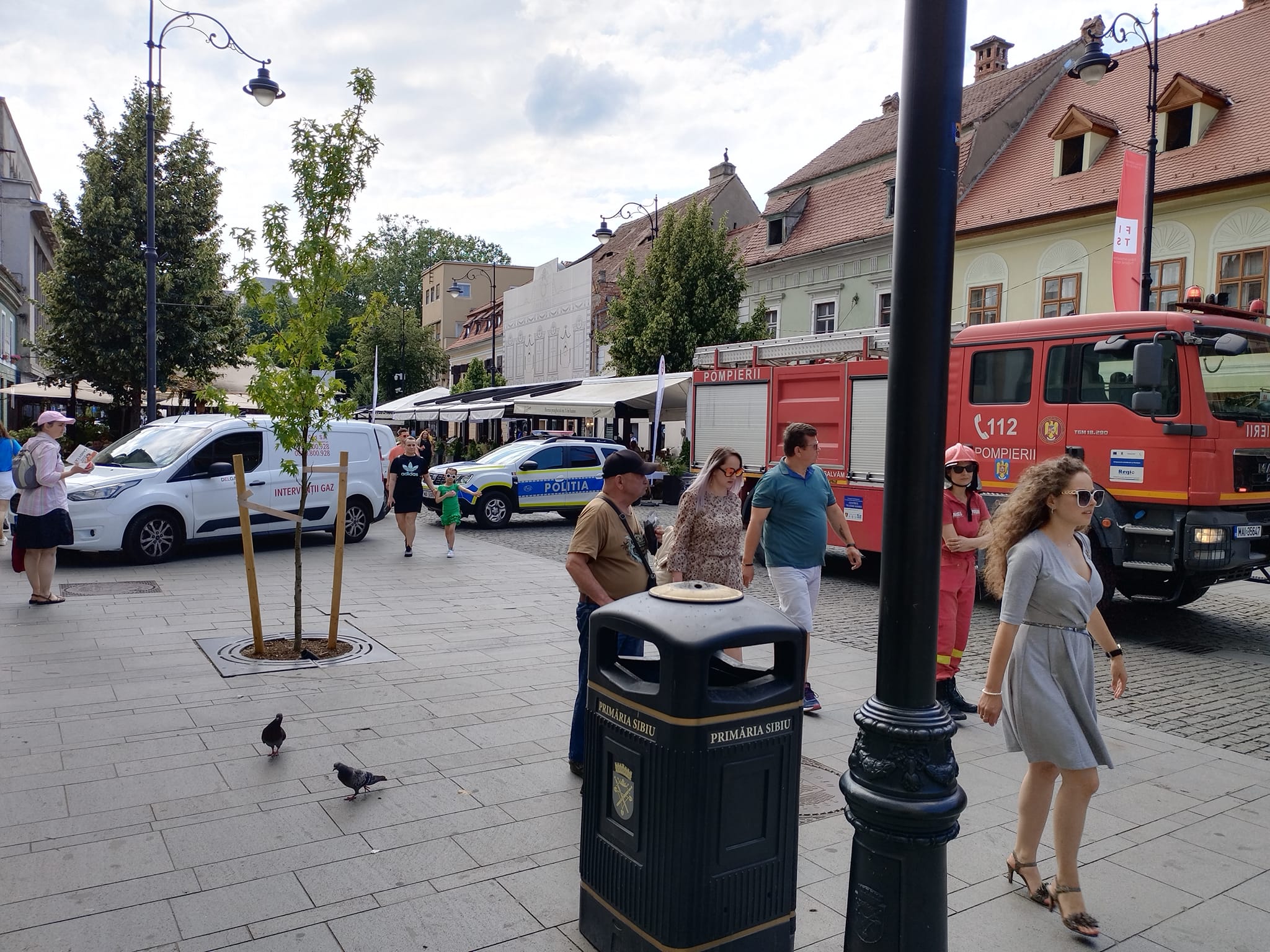UPDATE Panică pe strada Nicolae Bălcescu. Pericol de explozie