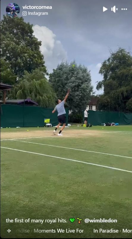 Victor Cornea „plutește“ spre debutul la Wimbledon