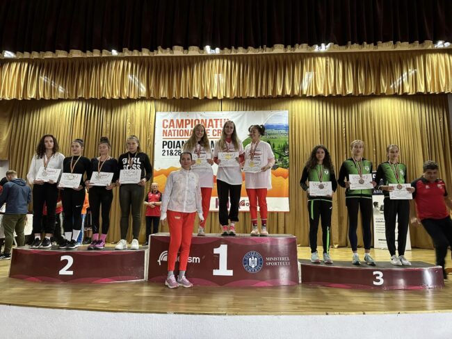 Alexandra Hudea și Iulia Mărginean, CAMPIOANE naționale la cros, la U20