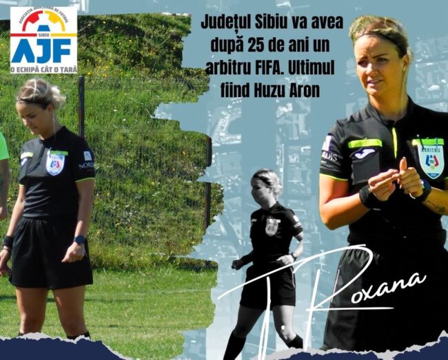 Roxana Timiș, prima sibiancă arbitru pentru lista FIFA!