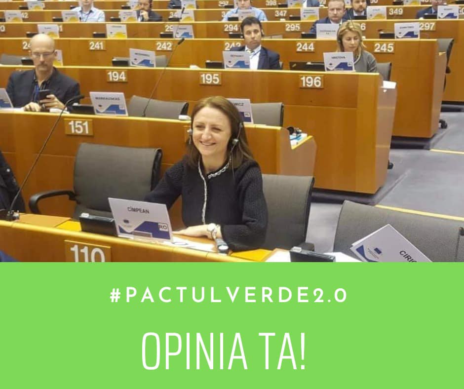 Daniela Cîmpean: „Pact Verde 2.0” este mai mult decât necesar (CP)