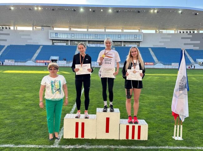 Alexandra HUDEA, vicecampioană națională la 10.000 de metri! Iulia MĂRGINEAN, pe locul 3!