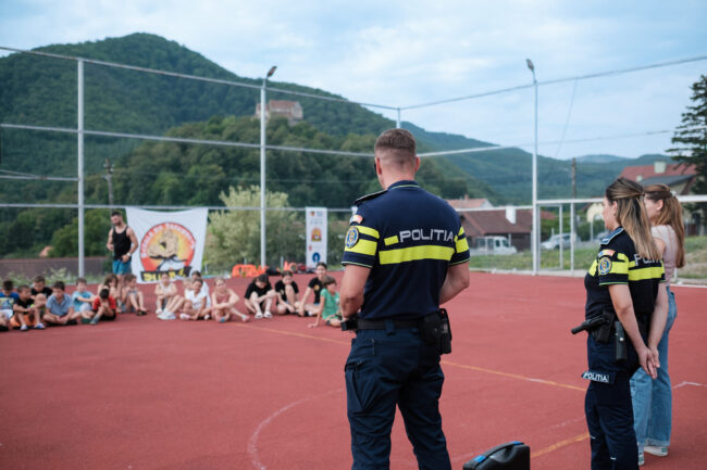 Sportivi surprinși de radar, în Tabăra de la Cisnădioara