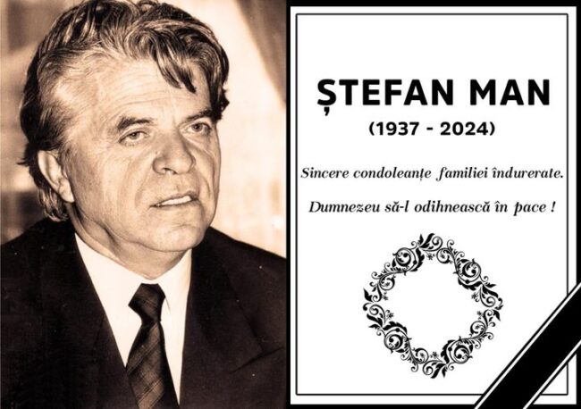 S-a stins Ștefan Man, fost director general Romgaz și Cetățean de Onoare al Municipiului Mediaș