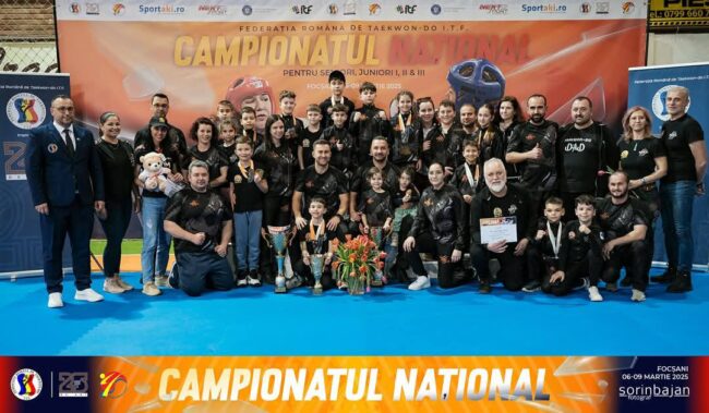 Familia Puma Club Sibiu, fericită! AUR la seniori, juniori și copii la Campionatele Naționale de Taekwon-do ITF