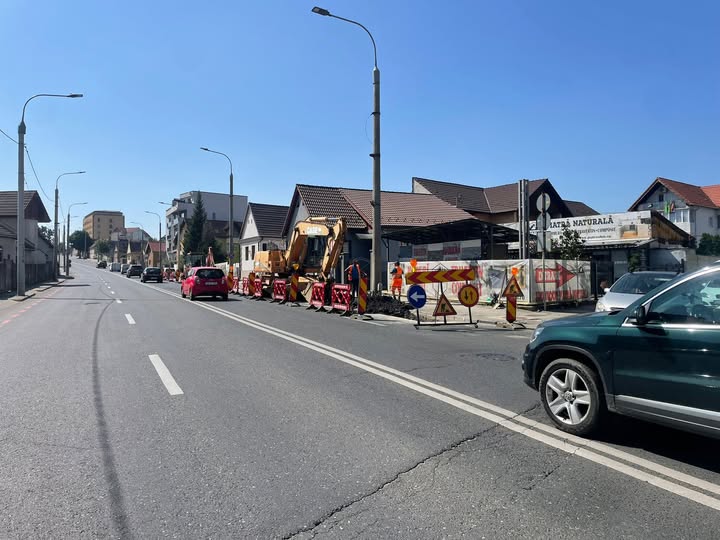 Noi restricții de circulație pentru lucrări la rețelele de utilități