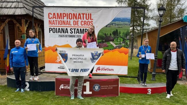HUDEA a cucerit un nou titlu național la cros. Victorie, azi, la Poiana Stampei!