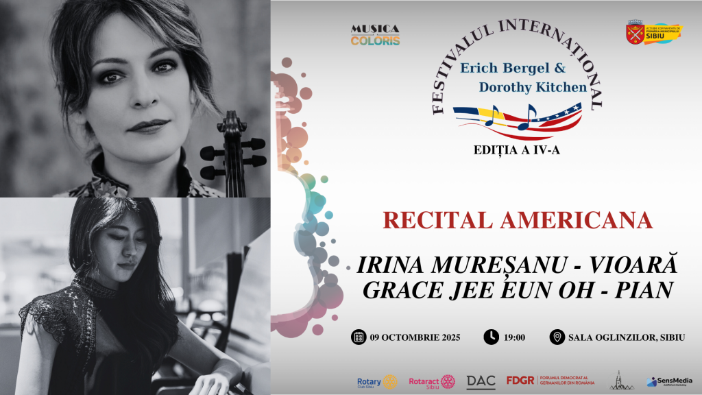 Festivalul Internațional „Erich Bergel & Dorothy Kitchen”, transformă Sibiul într-o scenă a muzicii clasice