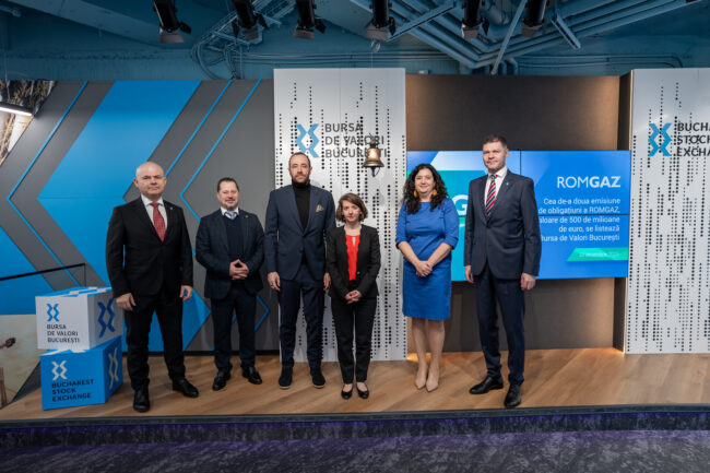 Obligațiuni ROMGAZ de 500 milioane de lei listate la BVB