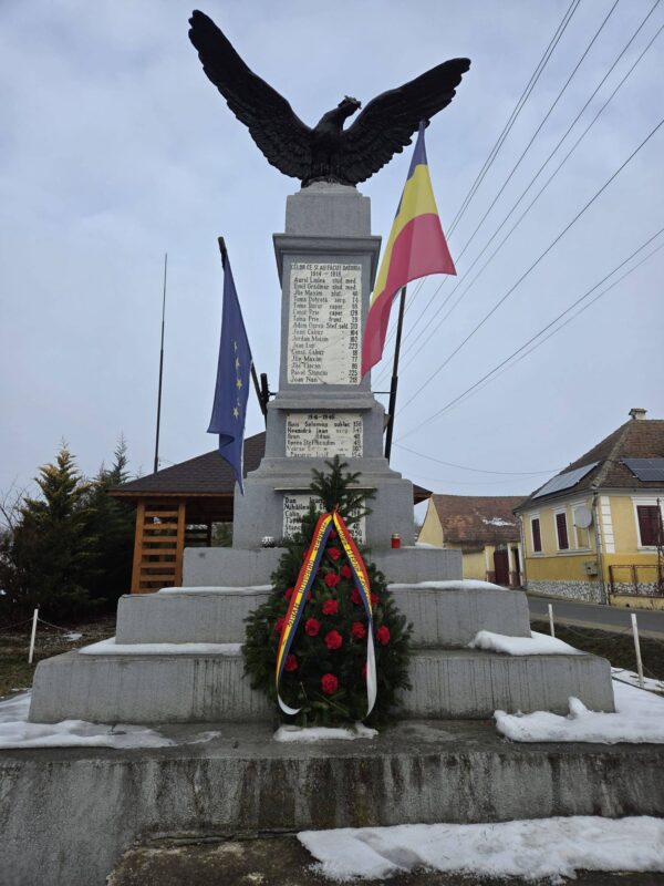 Depuneri de coroane la Avrig, de Ziua Unirii Principatelor Române