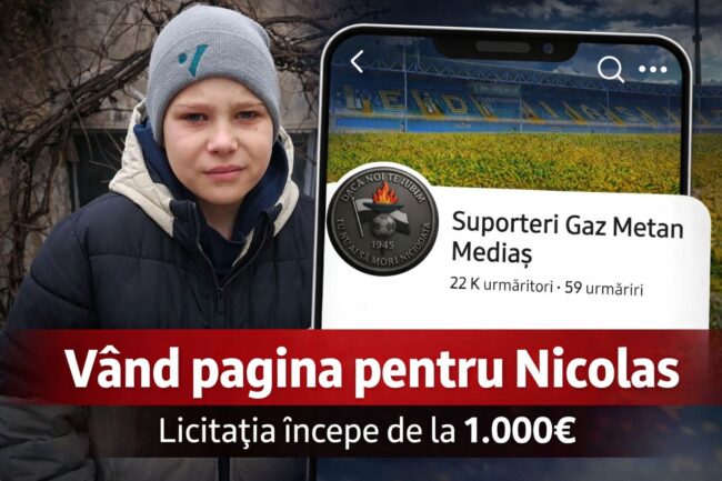 În sprijinul lui Nicolas! Se scoate la licitație una dintre cele mai iubite pagini de socializare din județ