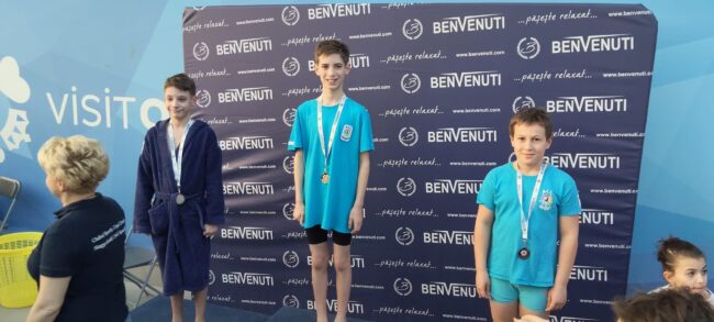 Înotători sibieni pe podium, la Cupa Schier Benvenuti
